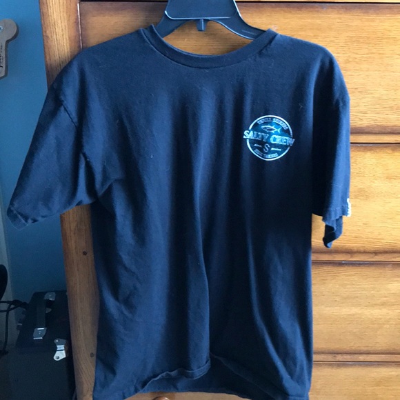 Salty Crew Black tee Size large - Picture 5 of 5